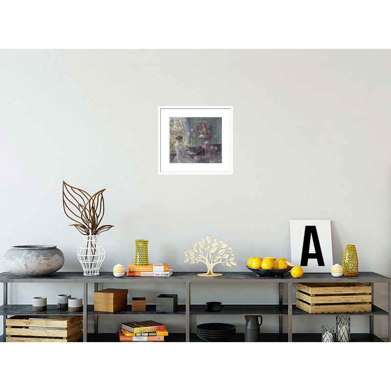 «Improvisation» par Childe Hassam - impression giclée encadrée, H 17,75 po x l 19,4 po