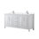 Meuble-lavabo double 72 po avec plateau en quartz Daria