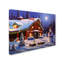 « cowboy christmas », reproduction d’impression sur toile tendue-31284484