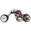 Numerical Metal Quartz Movement / Crystal Tabletop Clock Silver