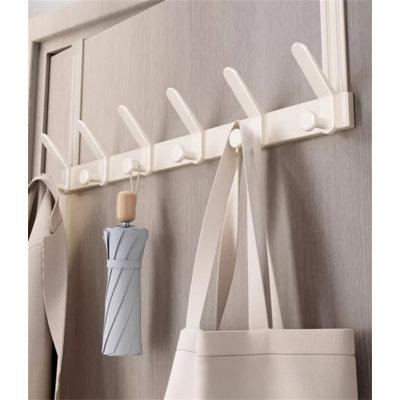 Aluminum Alloy Over-The-Door Hook Rack