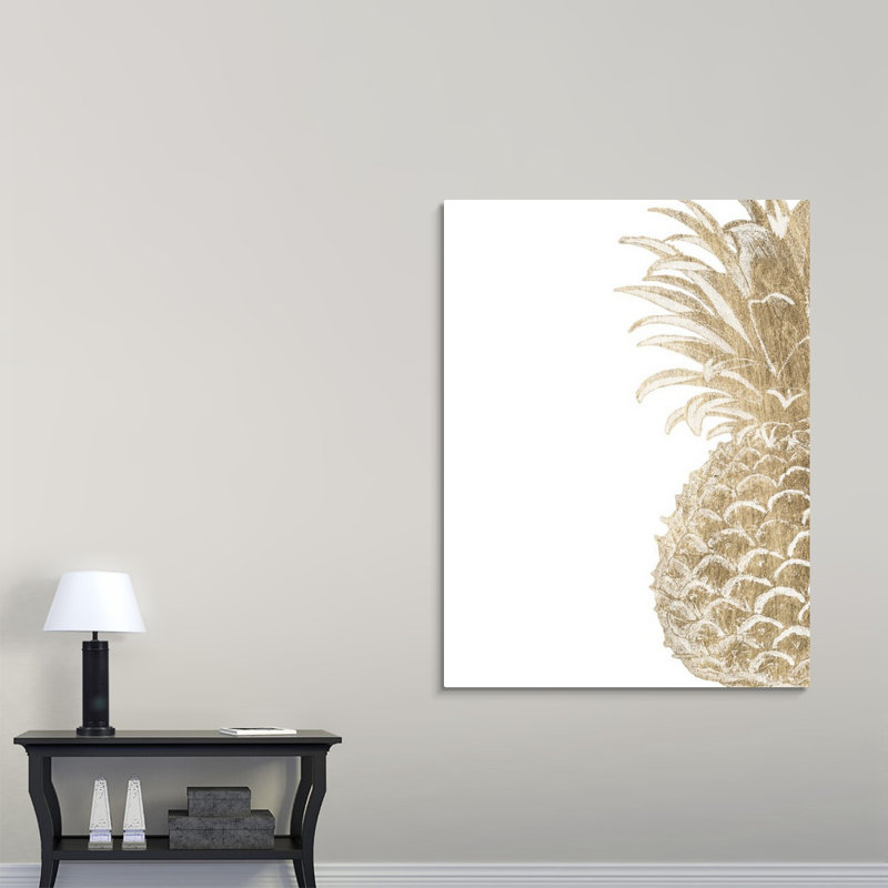 Estampe numérique «Pineapple Life IV», impression, Toile tendue, H 16 po x l 12 po x P 1,5 po