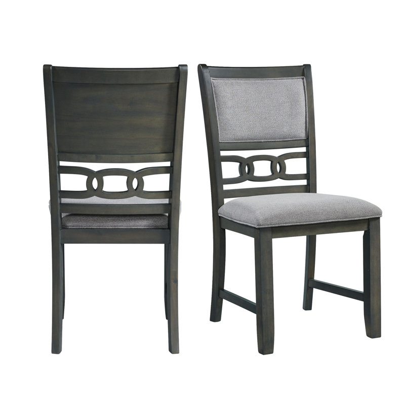 Chaise d'appoint Relyea en gris foncé