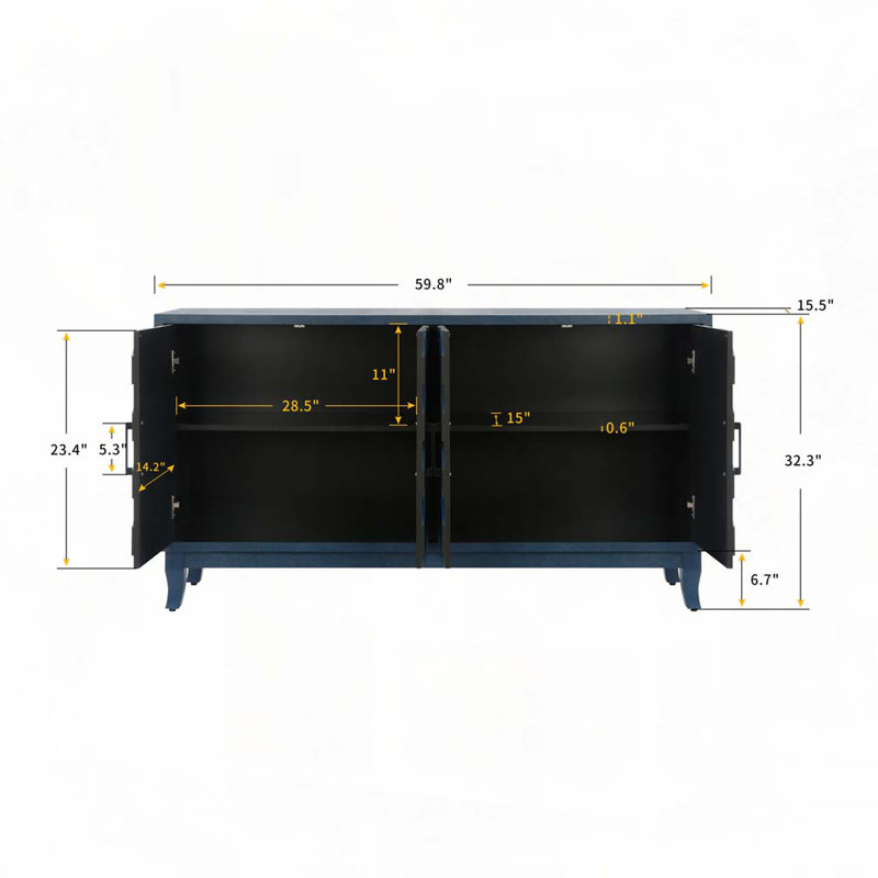 Buffet Stronger, Bleu marine antique