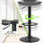 Moorebank PU Leather Swivel Bar Stools Modern Adjustable Height Bar Chairs with Backrest Perfect for Kitchen Counter or Island-1267685603
