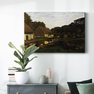 Farmyard in Normandy, 1863-Gallery Wrapped Canvas