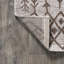 Tapis intérieur / extérieur beige / brun Wisconsin-1789084501