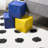 Colleps Modern Charcoal Dot Shag White/Gray Rug-1603153828
