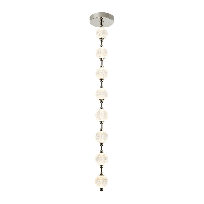 Marni 8 - Light Pendant, Polished Nickel