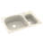 33'' L Mounting / Installation Required Double Bowl Solid Surface Kitchen Sink-38293797-38293799