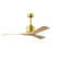 Nan 52" Ceiling Fan In Textured Bronze And Matte White Blades