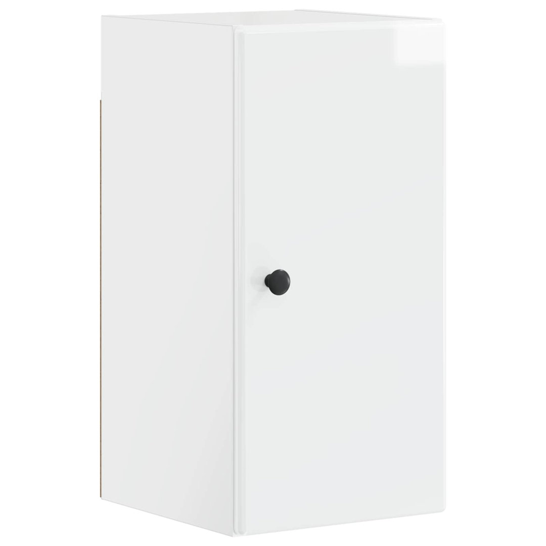 Bathroom Wall Cabinet with Shelf BREDA Engineered Wood Storage Modern
