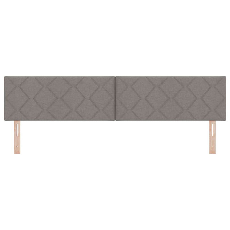  Fabric Headboard Geometric With Headboard Fabric, 120 x 200cm, Taupe