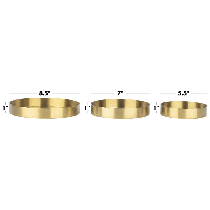 Mirror Tray - Set of 3