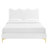 Modway Current Performance Velvet Platform Bed-686972958-686972945