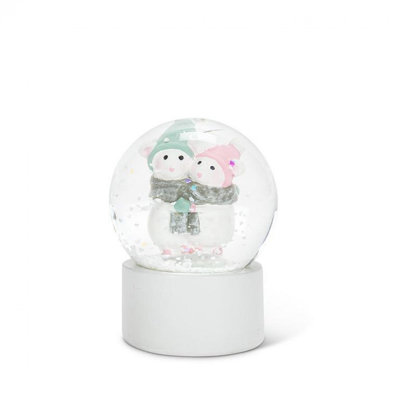 Hugging Winter Mice Mini Snow Globe