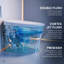 Toilette intelligente Viro V20 de 12 po de hauteur ADA en blanc brillant avec bouclier en mousse, réservoir intégré, ouverture / fermeture automatique, capteur de pied