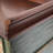 Green Solid Wood Shoe Storage Bench