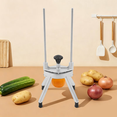 Manual Fruit and Vegetable Wedger,6-Wedge Manual Vegetable Chopper Dicer
