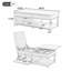 Adjustable Height MDF Writing Desk