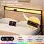 Lit plateforme tapissier avec rangement à 2 tiroirs Antioch-2138354207-2143374654