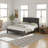 Kempst Full Size Bed Frame, Upholstered Full Platform Bedframe with Height Adjustable Tufted Headboard, Heavy Duty Mattress Foundation with Wooden Slats, No Box Spring Needed, Under Bed Storage-167315284-159685610