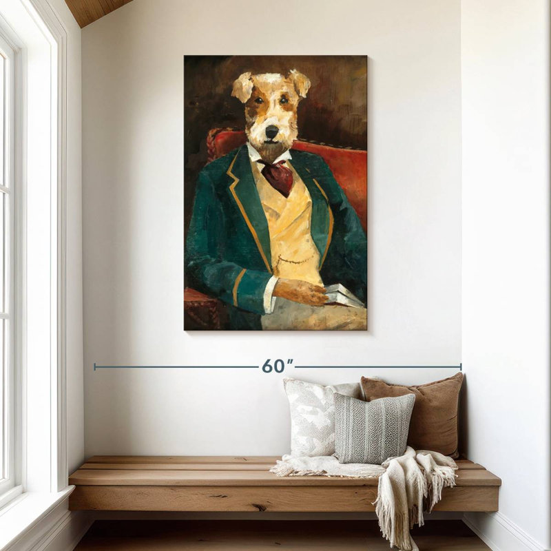 Brampt Edgar Allen Paw, 45" H x 30" W