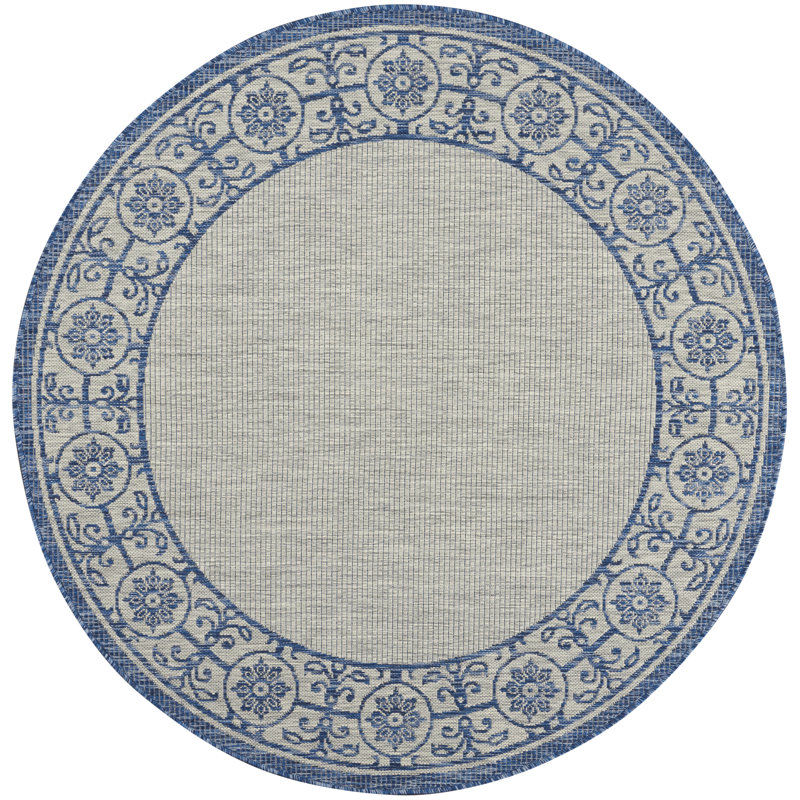 Girst Indoor / Outdoor Rug, Round 5'3"