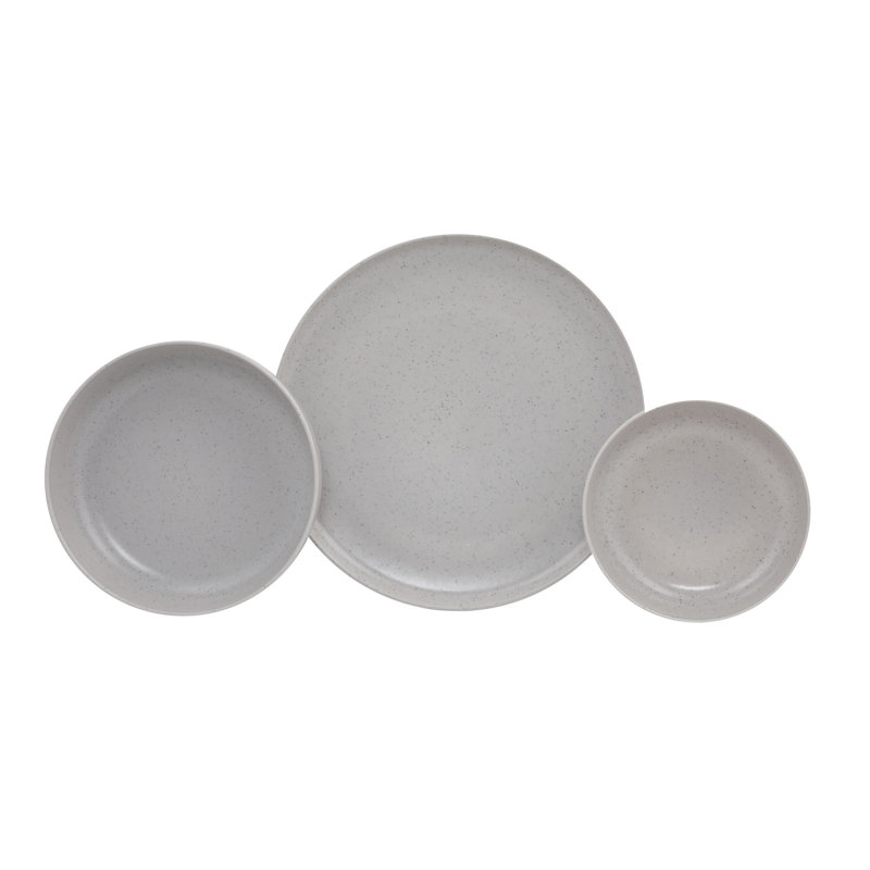 Brigido 18 Piece Dinnerware Set - Service for 6, White
