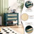 Rattan Nightstand With 2 Drawers And Storage Shelf, Boho Bedside Narrow Side Table For Bedroom | Gift Idea-80220180