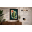 Geometric Cactus Mid-Century - Framed Print-1784477646-1784477680