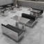 Bancs de restaurant de style industriel