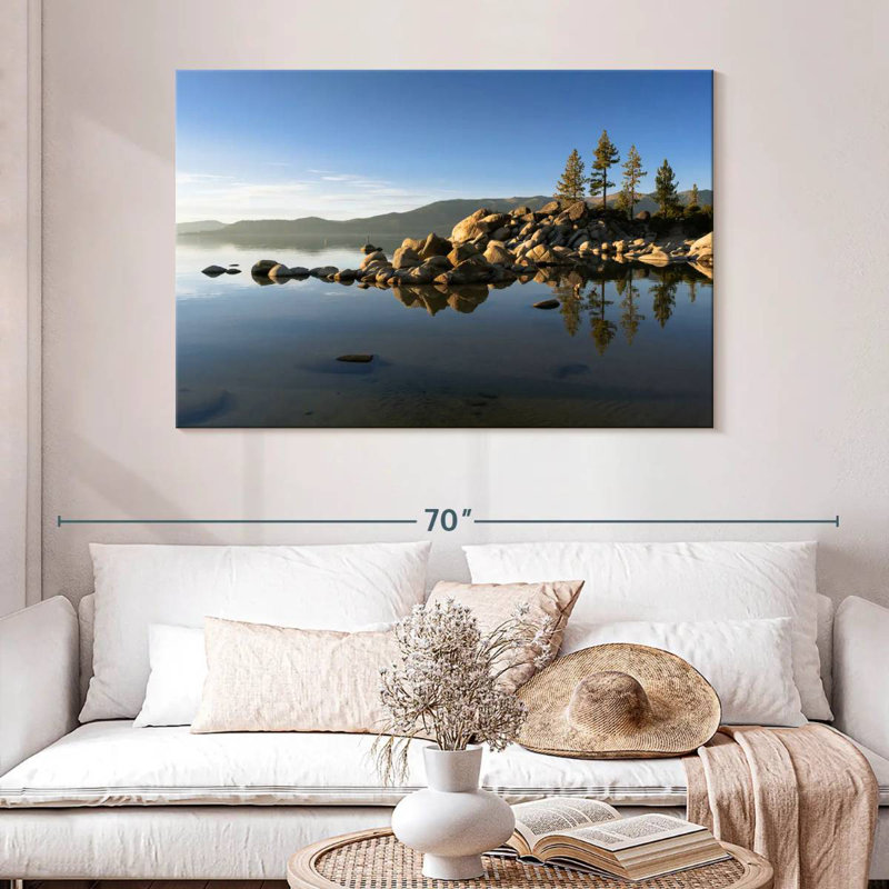 Alvord Lake Tahoe Reflection, H 32 po x l 48 po