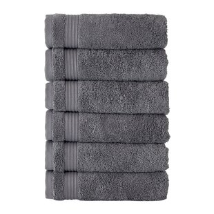 biltmore hand towel brown rectangle 100% cotton modern