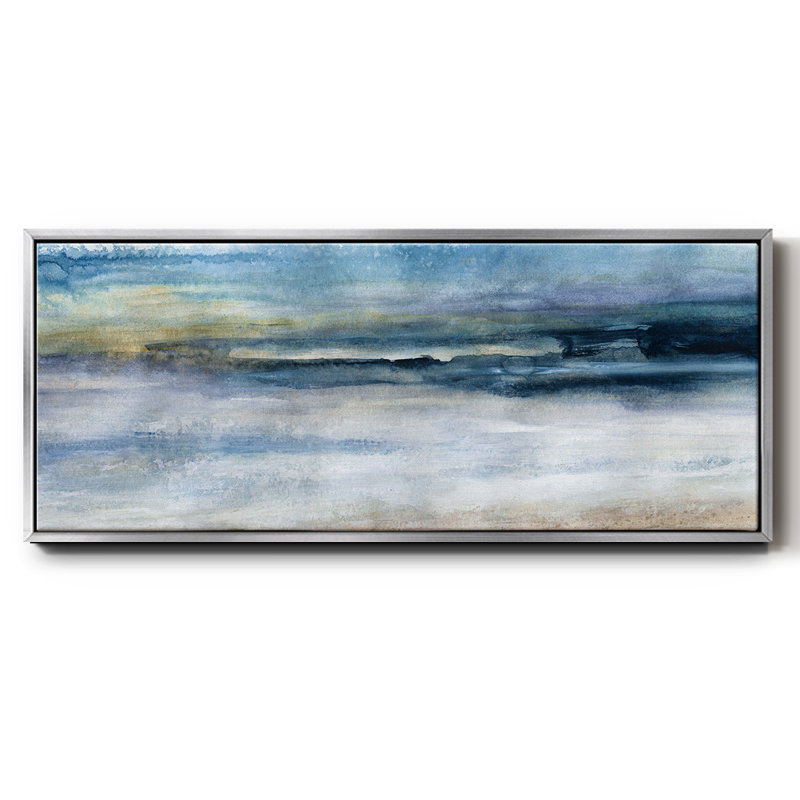 Wind and Water- Framed Canvas, 24" H x 60" W