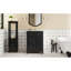 Meuble-lavabo de 24 po avec lavabo en céramique, esthétique campagnarde française, charnières, tiroirs profonds pour rangement de vernis à ongles-426545560