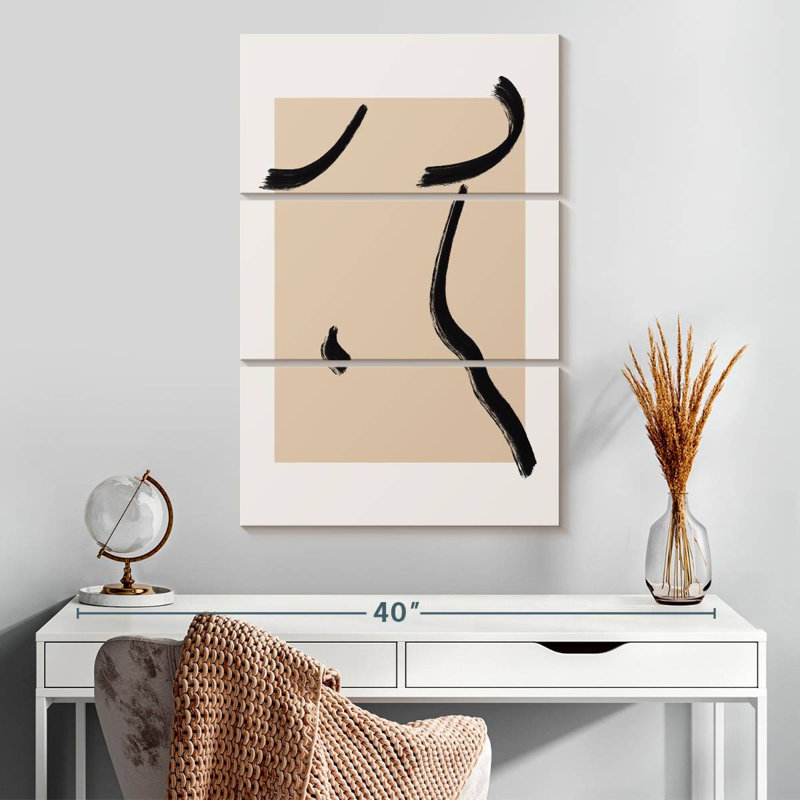 Avery Minimal Nude Line I, 32" H x 20" W