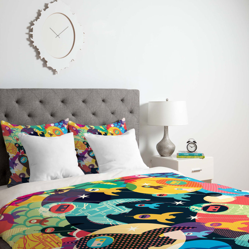 Sam Osborne Invasion Fleet Duvet Cover, King Duvet Cover