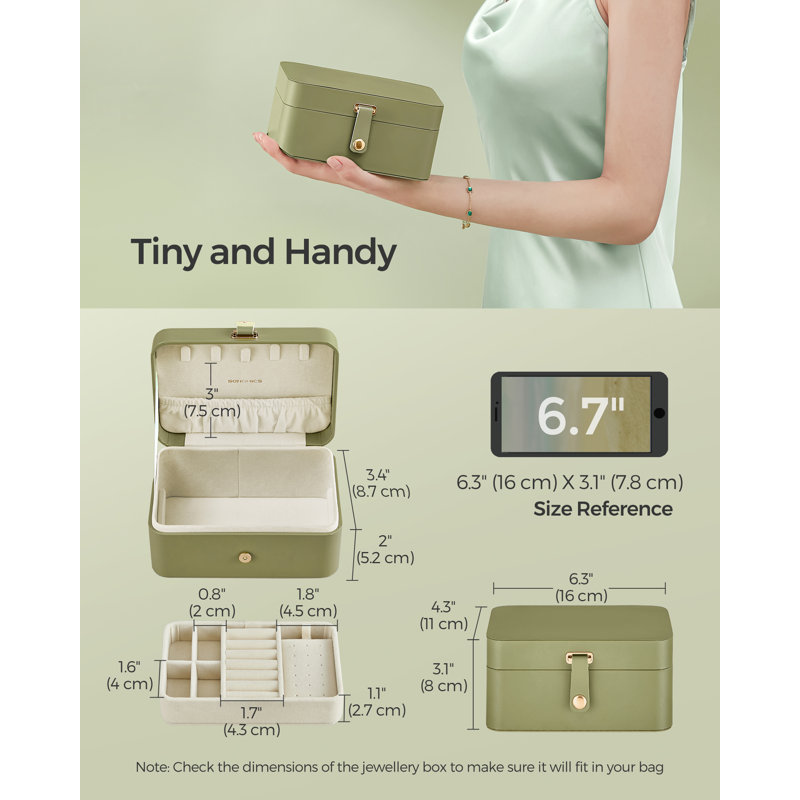 Berinhard Jewellery Box +, Laurel Green