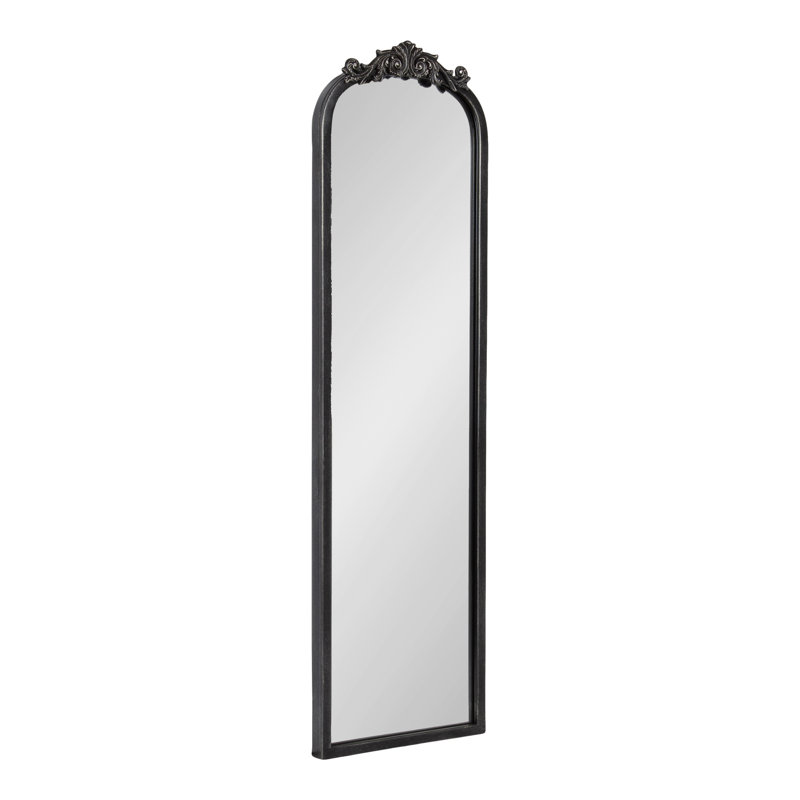 Arendahl Ornate Arched Wall Mirror, Black