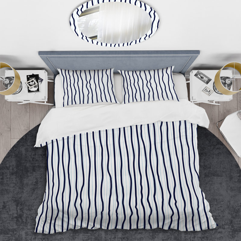 Ensemble de housse de couette en microfibre noir / blanc 3 pièces, Housse de couette simple + 1 taie décorative stan