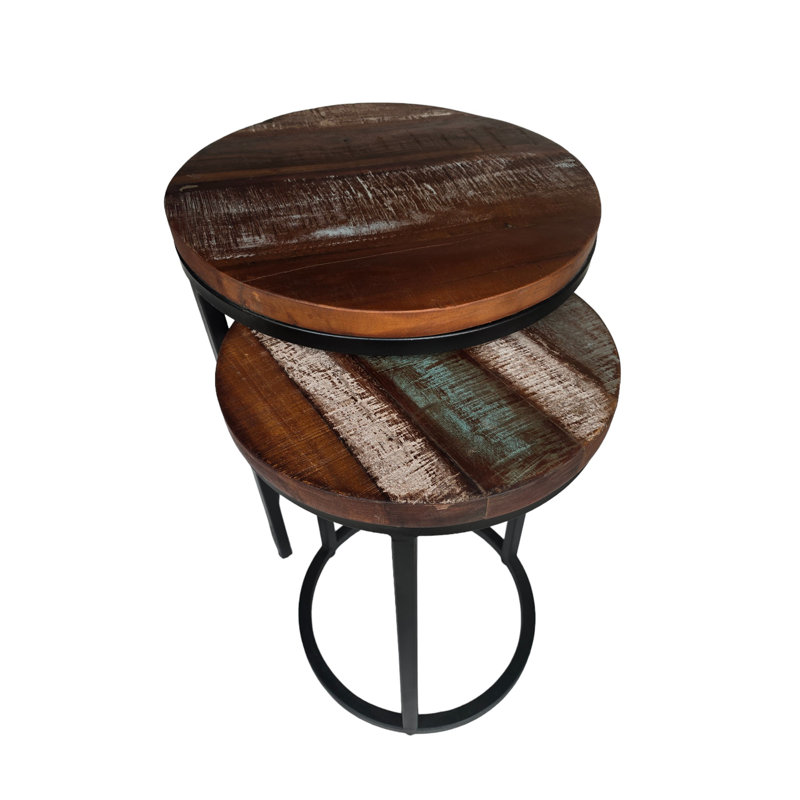 Thalia Solid Wood Nesting Tables