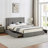 Rotella 2 Piece Upholstered Velvet Bedroom Set-587120630-587120618
