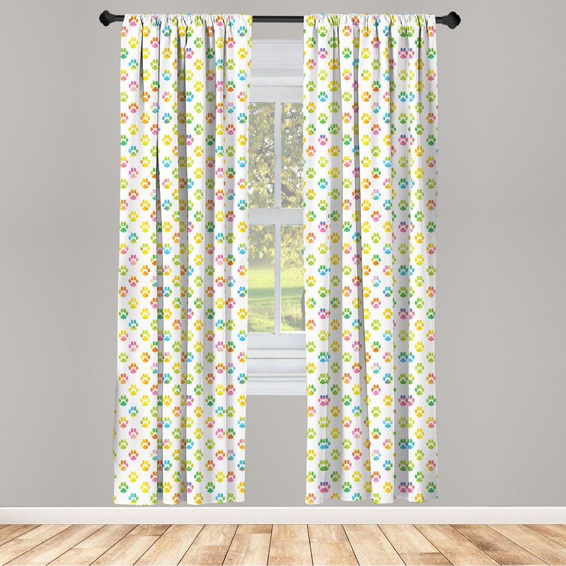 Semi-Sheer Rod Pocket Sliding Panel, 28" x 95"