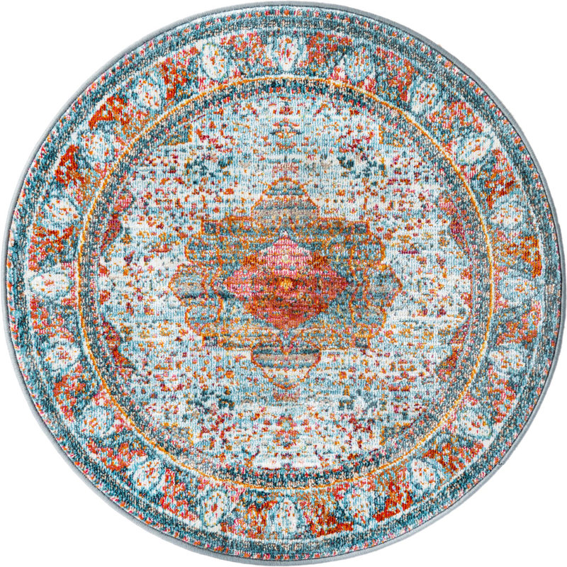 Oriental Indoor Rug, Round 3'3"