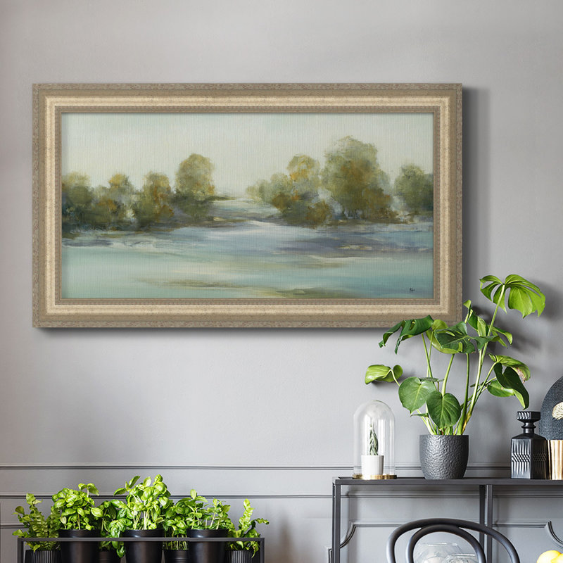 Impression sur toile tendue, "Cadre apaisant III", H 25 po x l 45 po x P 0,8 po