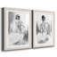 «Soft Silhouette V», ensemble de 2 reproductions sur toile-195628228-265539961-265539916