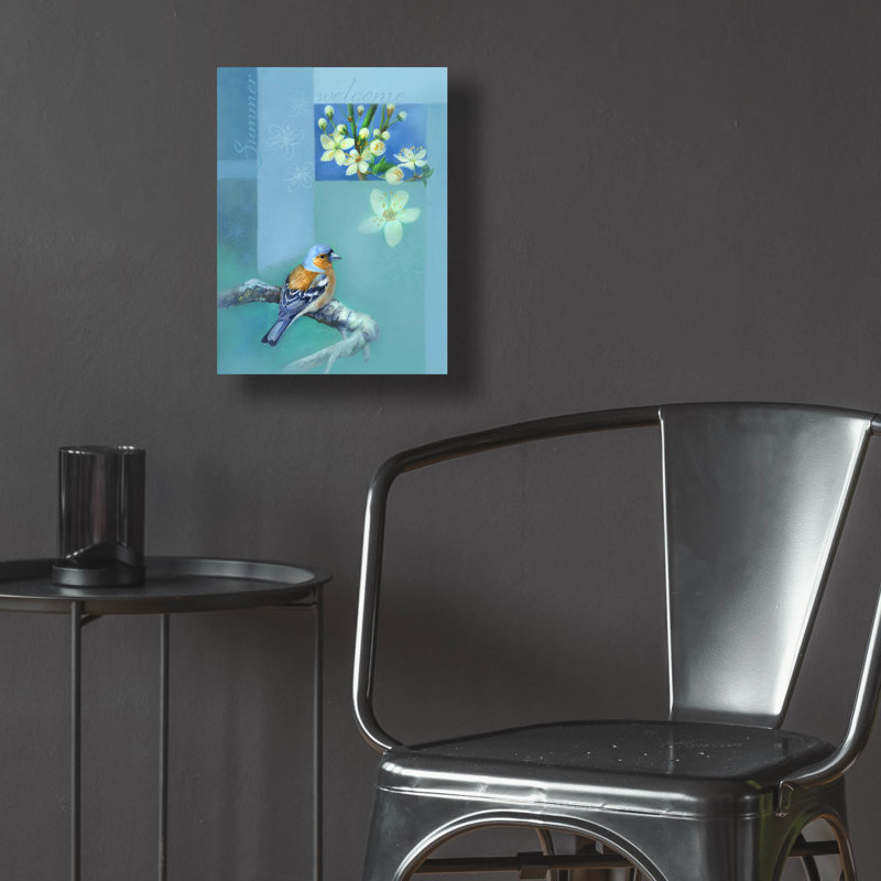 «Welcome Summer» par Art And A Little Magic, art mural en verre acrylique, H 16 po x l 12 po x P 0,13 po