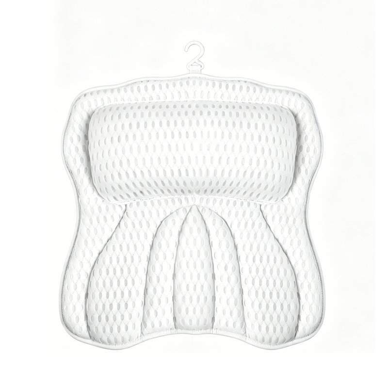 Suction Bath Pillow, White