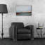 «Blue Sunset» par Brittany Evans, art mural en verre acrylique-210264297